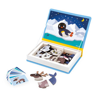 Janod magneetboek Pooldieren