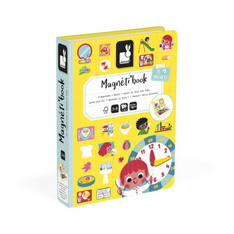 Janod Magnetibook &ndash; Klok kijken