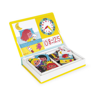 Janod Magnetibook &ndash; Klok kijken