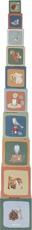 Little Dutch stapeltoren blauw ( Forest Friends )