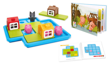 Smart Games- Drie Kleine Biggetjes Deluxe