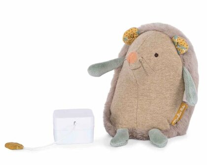 Moulin Roty - Muziek Knuffel Egel, &#039;Trois Petits Lapins&#039;