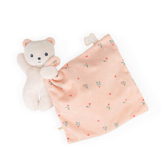 Kaloo Carre Douceur &ndash; Knuffeldoek Beer liefdesbladeren