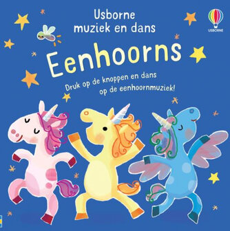 Geluidenboekje Usborne muziek en dans - Eenhoorns