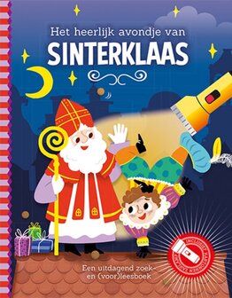 Zaklampboek- Het heerlijk avondje van Sinterklaas