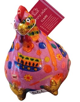 Pomme Pidou spaarpot  Claire kipje Small