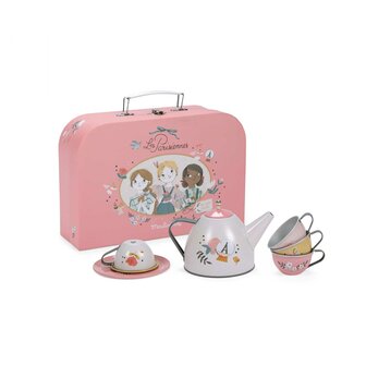 Moulin Roty-Les Parisiennes metalen theeservieskoffer