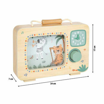 Small Foot Houten Televisie Muziekdoos Safa