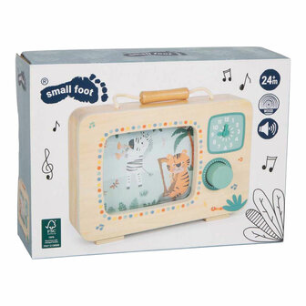 Small Foot Houten Televisie Muziekdoos Safa