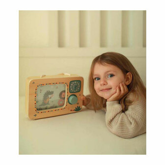 Small Foot Houten Televisie Muziekdoos Safa