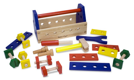 Melissa & Doug houten gereedschapskist