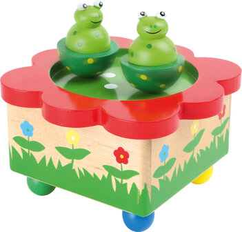Muziekdoos, dansende kikkers 
