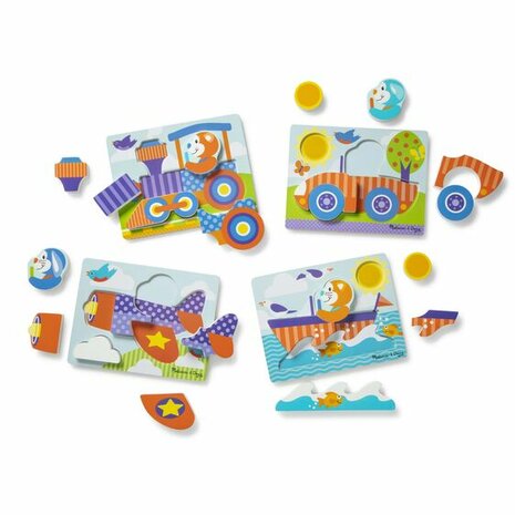 Melissa en Doug, legpuzzel Vervoer met dikke stukken