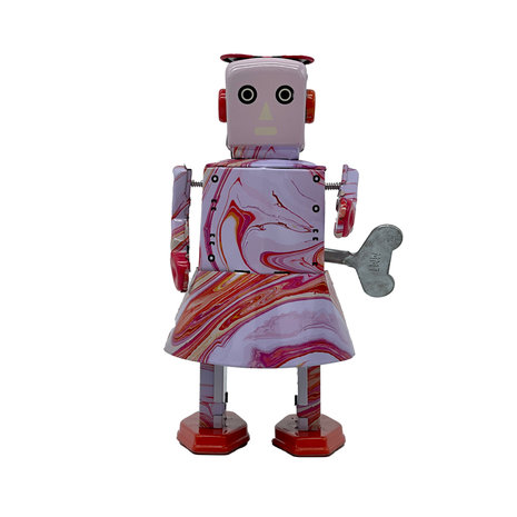 Mr en Mrs Tin, blikken robot met sleutel, Ripple Bot
