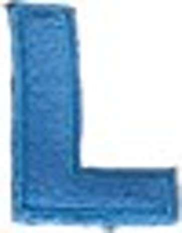 Stoffen letters voor op klittenband ( Kitibook )