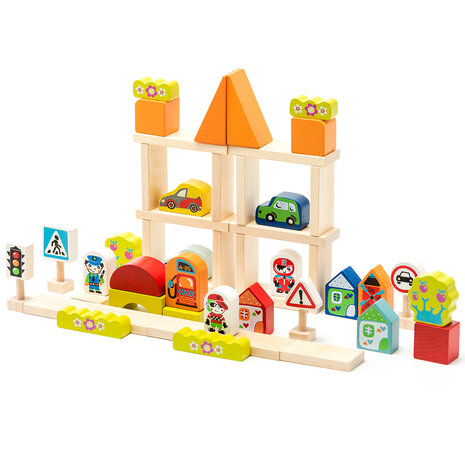 Cubika houten blokken stad (55)