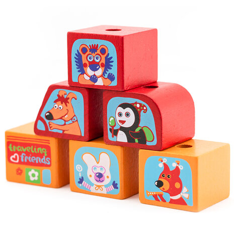 Cubika vrolijke dierenbus puzzel