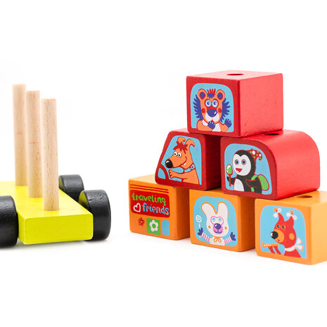 Cubika vrolijke dierenbus puzzel