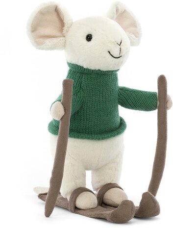 JellyCat Merry Mouse Skiing