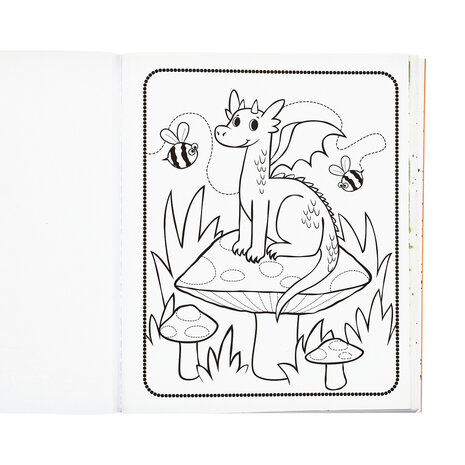 Ooly – Colorin Book – Knights & Dragons