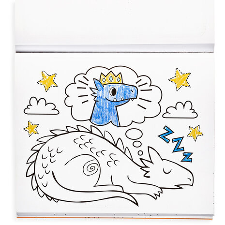 Ooly – Colorin Book – Knights & Dragons
