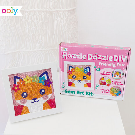 Ooly – Razzle Dazzle Gem Art Kit – Friendly Fox