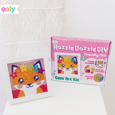 Ooly – Razzle Dazzle Gem Art Kit – Friendly Fox