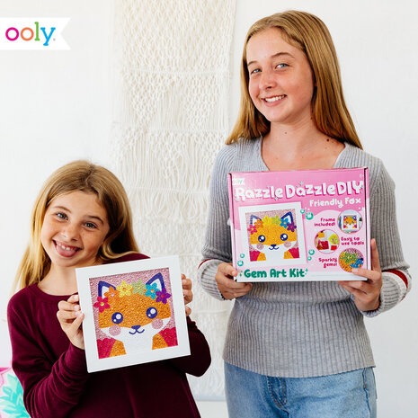 Ooly – Razzle Dazzle Gem Art Kit – Friendly Fox
