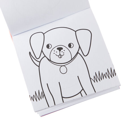 Ooly – meeneem kleurboek met waskrijtjes huisdieren