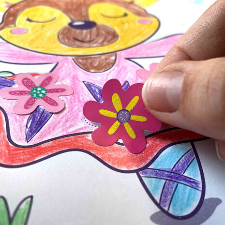SES Creative Doe kleurboek glitter 3 in 1