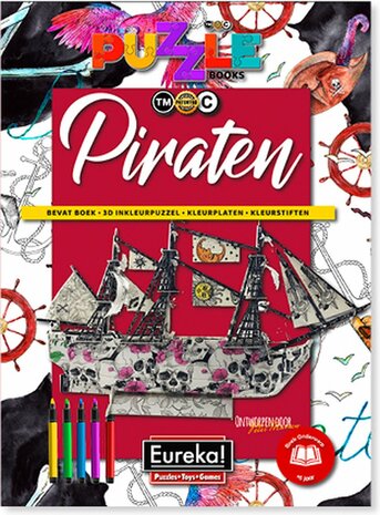 Eureka Puzzelboek Piraten