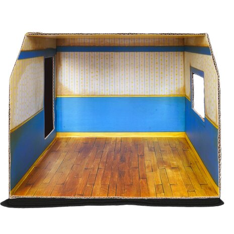KARTONNEN MINIATUUR KINDERKAMER