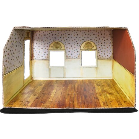 Het Muizenhuis - KARTONNEN MINIATUUR WOONKAMER