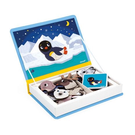 Janod magneetboek Pooldieren