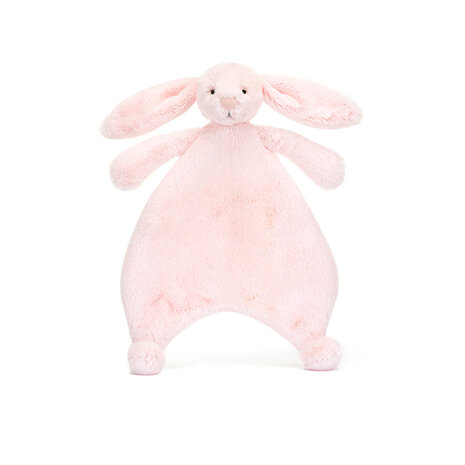 Jellycat Bashful Pink Bunny Comforter ( knuffeldoekje)