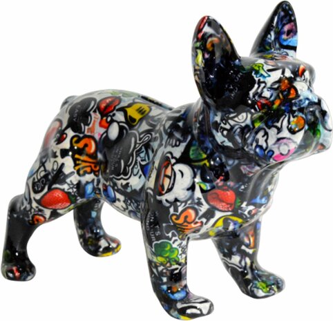 Pomme Pidou spaarpot Bulldog Jack Graffiti A
