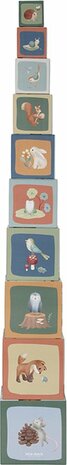 Little Dutch stapeltoren blauw ( Forest Friends )