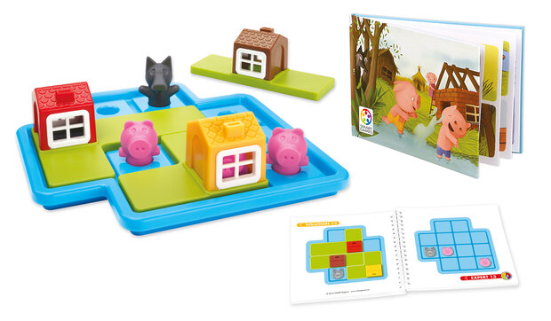 Smart Games- Drie Kleine Biggetjes Deluxe