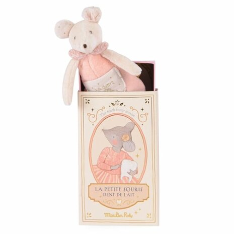Moulin Roty  Muisje voor Melktanden Puce & Pilou.