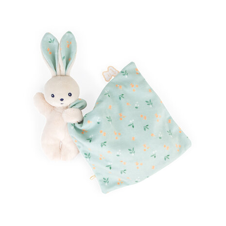 Kaloo Carre Douceur – Knuffeldoek Konijn bosje citrus