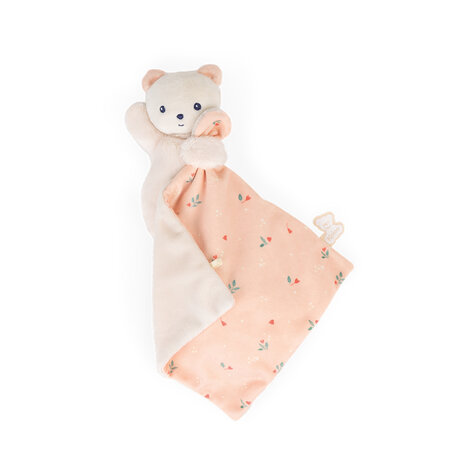 Kaloo Carre Douceur – Knuffeldoek Beer liefdesbladeren