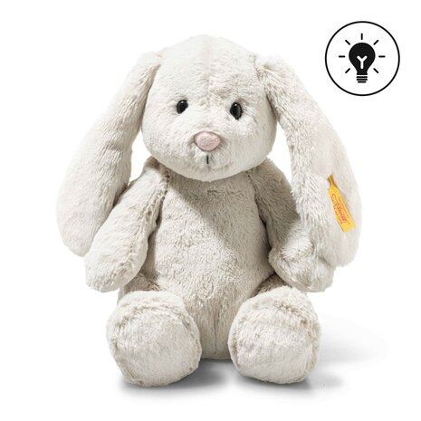 Steiff-Light at Night Hoppie rabbit light grey-28 cm