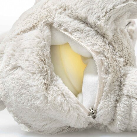 Steiff-Light at Night Hoppie rabbit light grey-28 cm