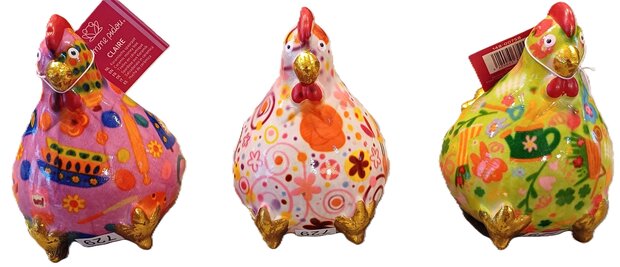 Pomme Pidou spaarpot  Claire kipje Small