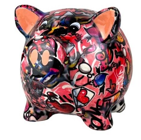 Pomme Pidou spaarpot  Rosie  varken standaard