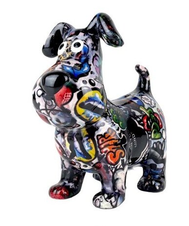 Pomme Pidou spaarpot  Hugo hond standaard