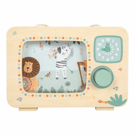 Small Foot Houten Televisie Muziekdoos Safa
