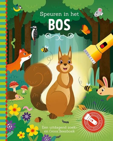 Zaklampboek- Speuren in het bos