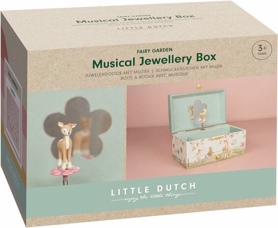 Little Dutch Sieradendoos met muziek,ree speeldoos 