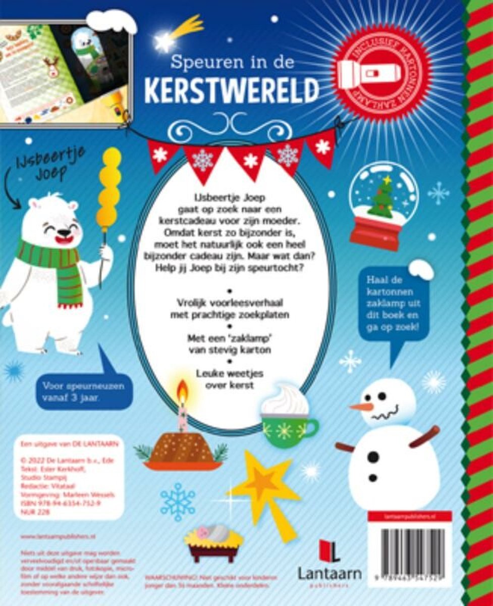 Jaarlijks schermutseling Brood Zaklampboek- Speuren in de Kerstwereld - berg & braam-houten-speelgoed